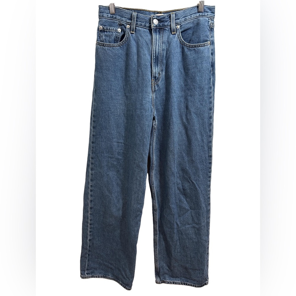 Levi's Blue Wide Leg Flare Jeans